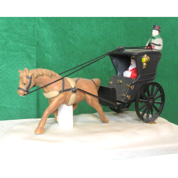 Department 56 Other - Dept 56 Heritage Dickens Village "KINGS ROAD CAB" #55816 w/ Box Christmas Decor